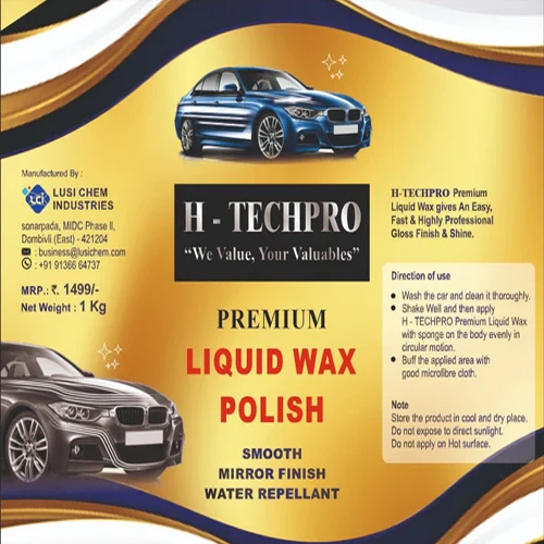 Hitechpro Premium Liquid Wax Polish - Material: Detergent