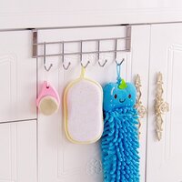 Heavy Duty Stainless Steel-Door Hook Hanger Organizer