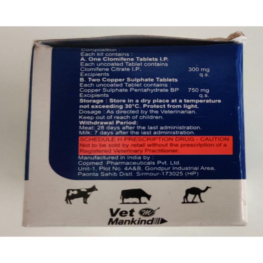 Ovulanta-kit Clomifene Citrate And Copper Sulphate Pentahydrate Tablet - Packaging Type: Box