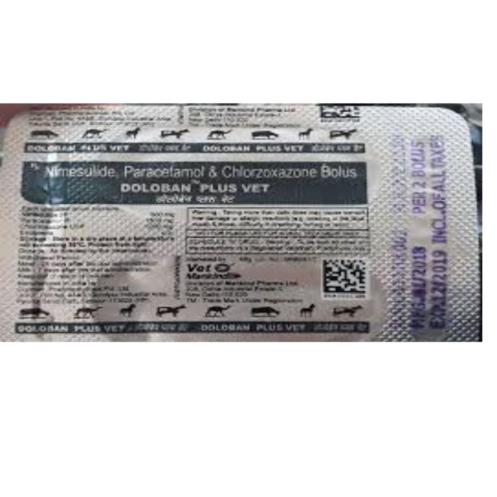 Doloban Plus Vet Bolus