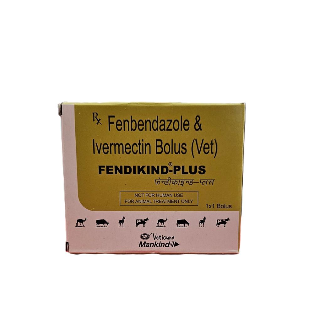 Fendikind-plus Fenbendazole And Ivermectin Bolus - Packaging Type: Box