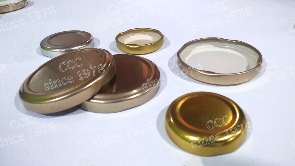 58mm Plain Gold/Silver LUG CAPS