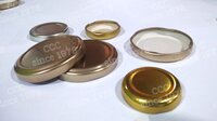 58mm Plain Gold/Silver LUG CAPS