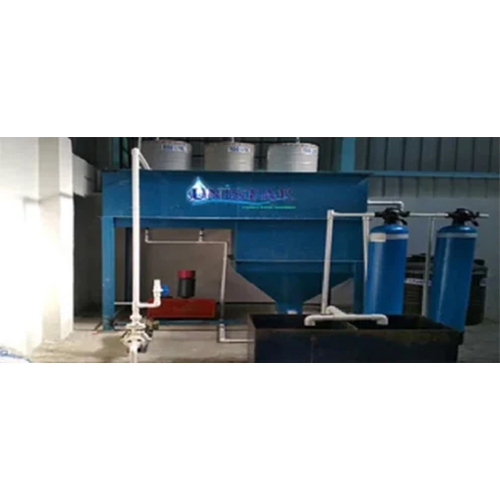 Industrial Waste Water Treatment Plant - Color: Blue