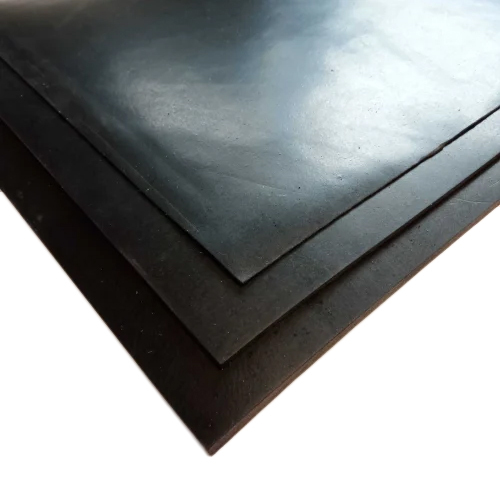 Plain Black Electrical Rubber Sheet - Color: Different Available