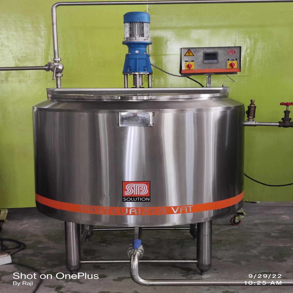 Batch Pasteurizer Vat 100lts - Application: Industrial