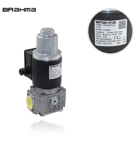 Brahma Gas Solenoid Valve Eg12 Sr - Color: Black Grey