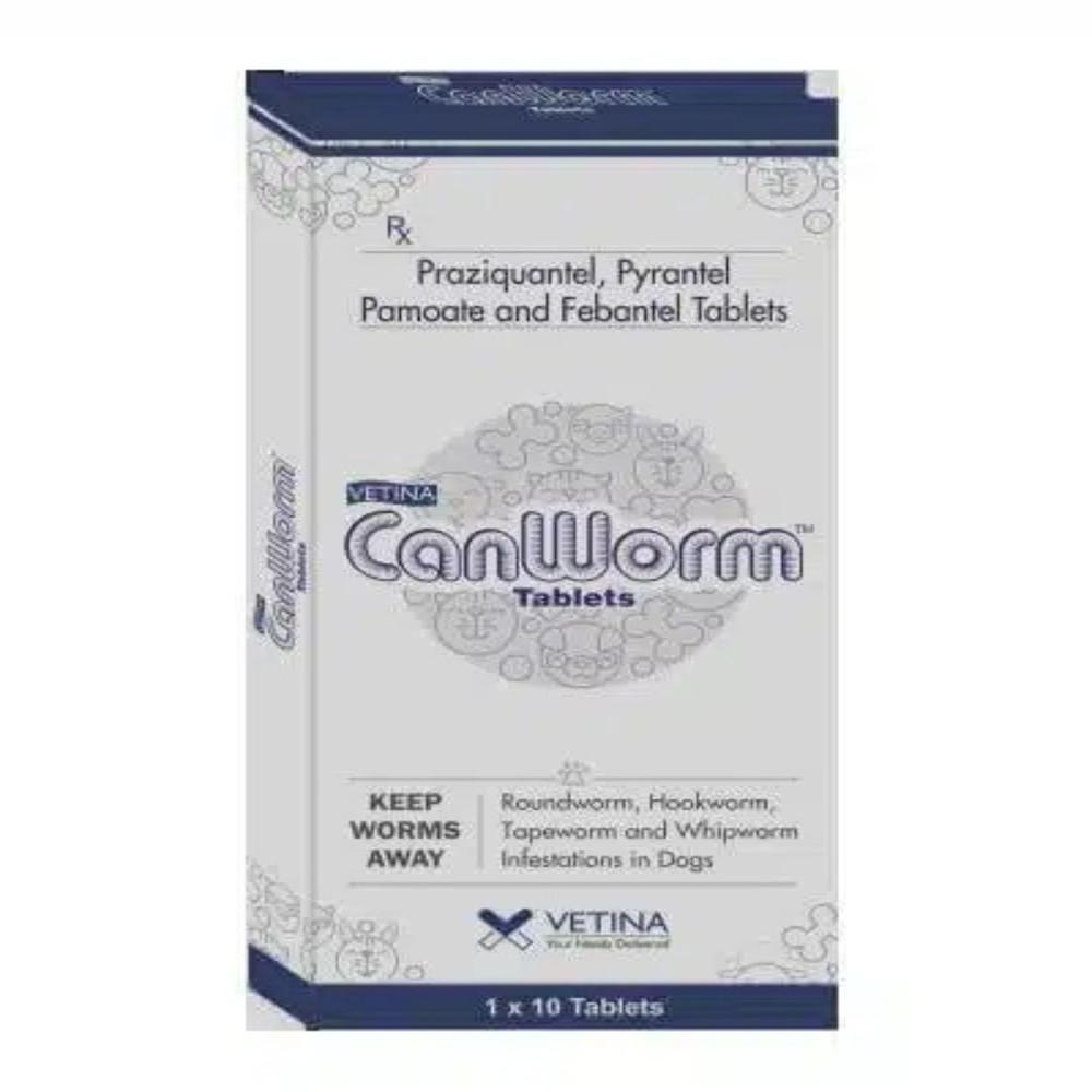 CanWorm Praziquantel+Pyrantel pamoate+febantel Tablets