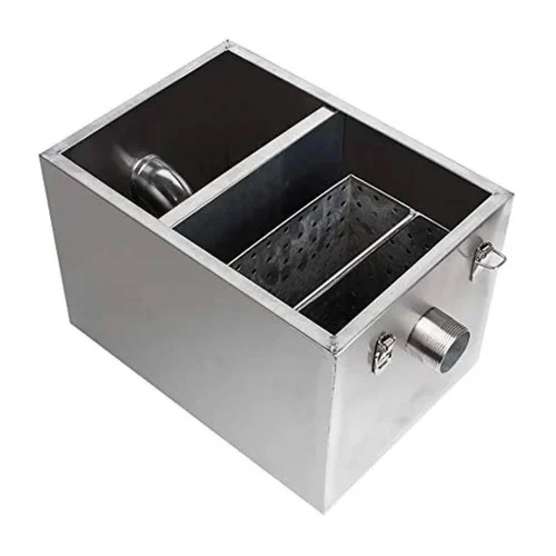 Stainless Steel Grease Trap - Capacity: 5000 M3/Hr