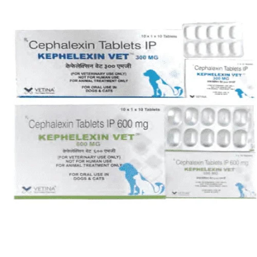 KEPHELEXIN VET Cephalexin 300mg Tablets