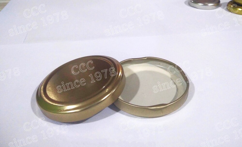 63mm Plain Gold/Silver LUG CAPS