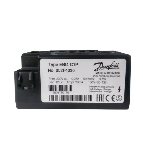 Danfoss Single Phase Ignition Transformer - Frequency (Mhz): 50 - 60 Hertz (Hz)
