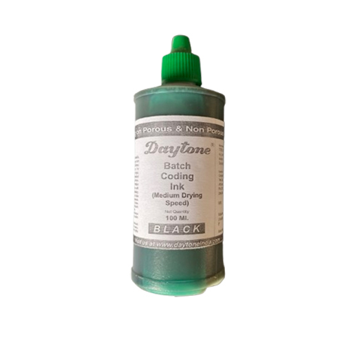100ml Black Medium Drying Batch Coding Ink