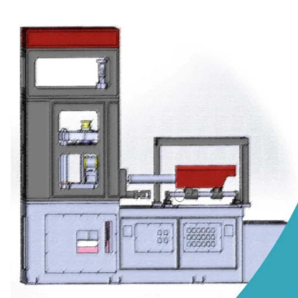 Injection Stretch Blow Molding Machines - Mild Steel, 220 Volt, White and Grey | Automatic, Eco-Friendly, High Efficiency, Vertical Design