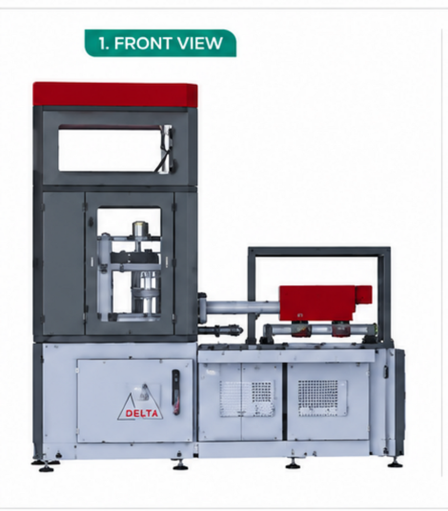 Injection Stretch Blow Molding Machines - Stainless Steel Alloy, Vertical Style, White and Grey Finish, 220 Volt, 1-Year Warranty | Eco-Friendly, High Efficiency