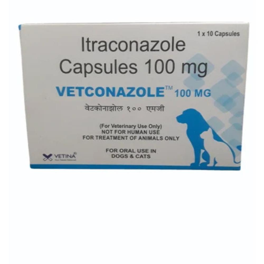 Vetconazole Itraconazole 100mg Capsules