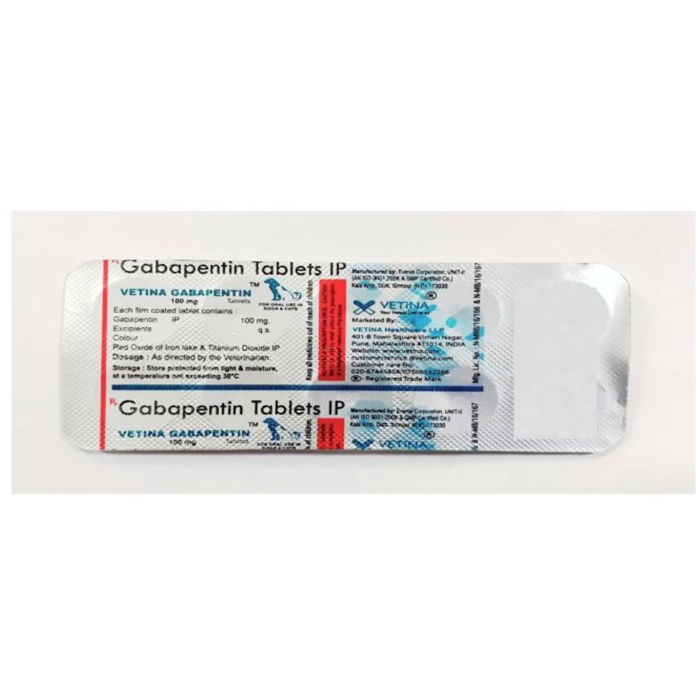 VETINA GABAPENTIN 100MG TABLET
