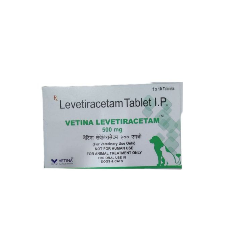Vetina Levetiracetam-500 mg Tablet