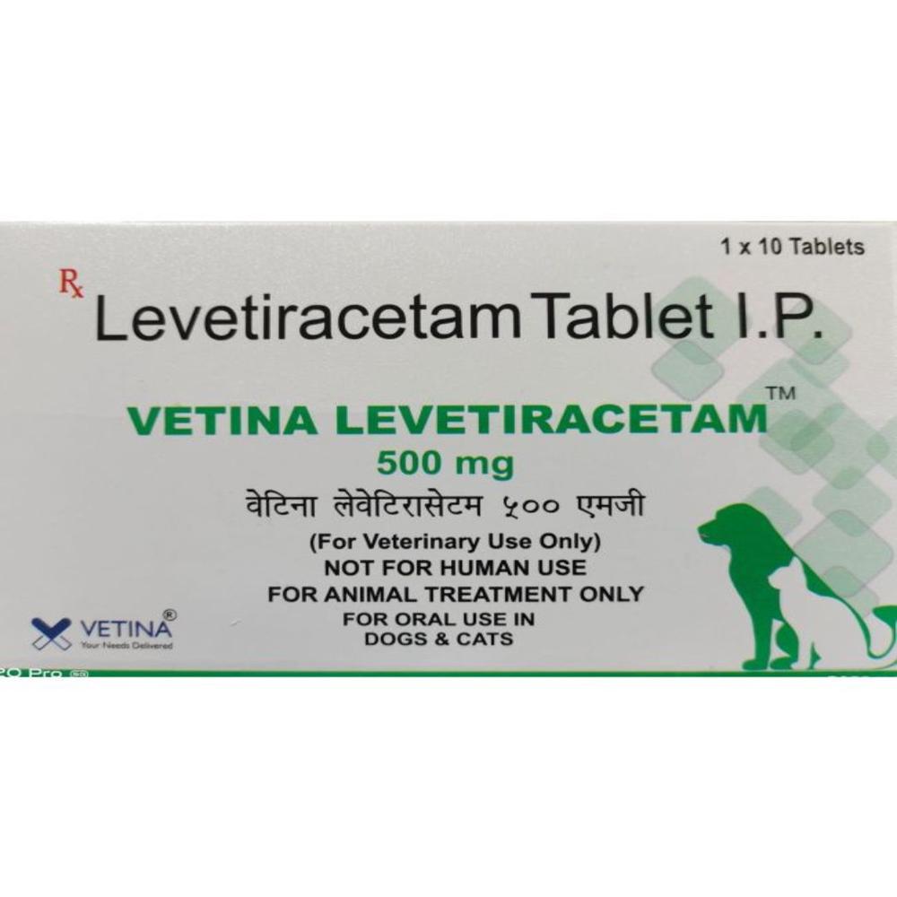 Vetina Levetiracetam-500 mg Tablet