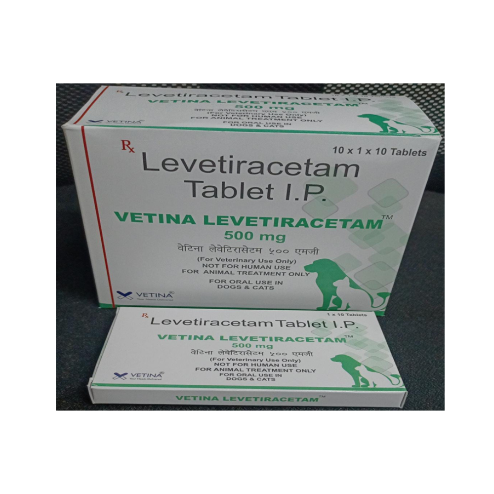 Vetina Levetiracetam-500 mg Tablet