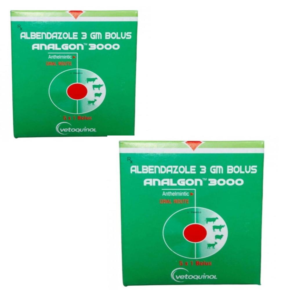 Analgon 3000 Albendazole 3gm Bolus