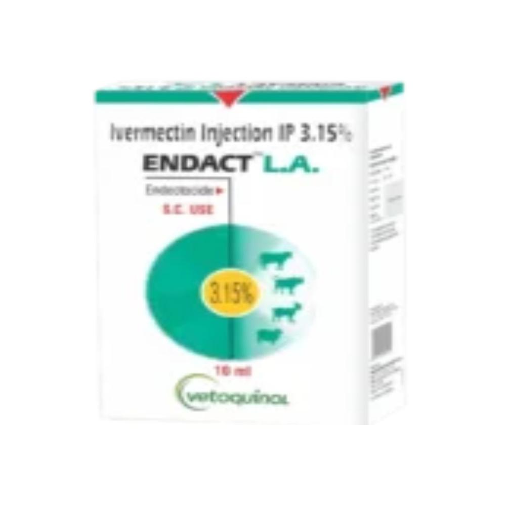 Endact LA Ivermectin 10ml Injection