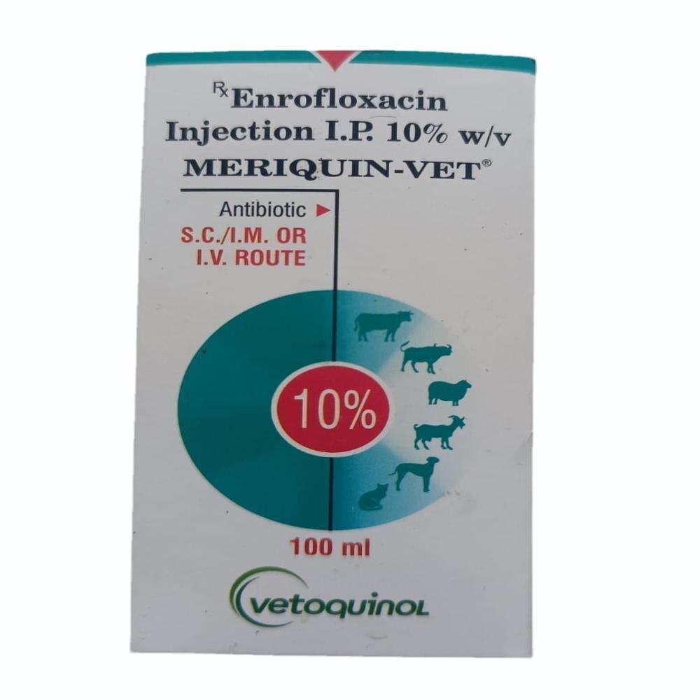 Meriquin  Enrofloxacin 10% 100ml Injection