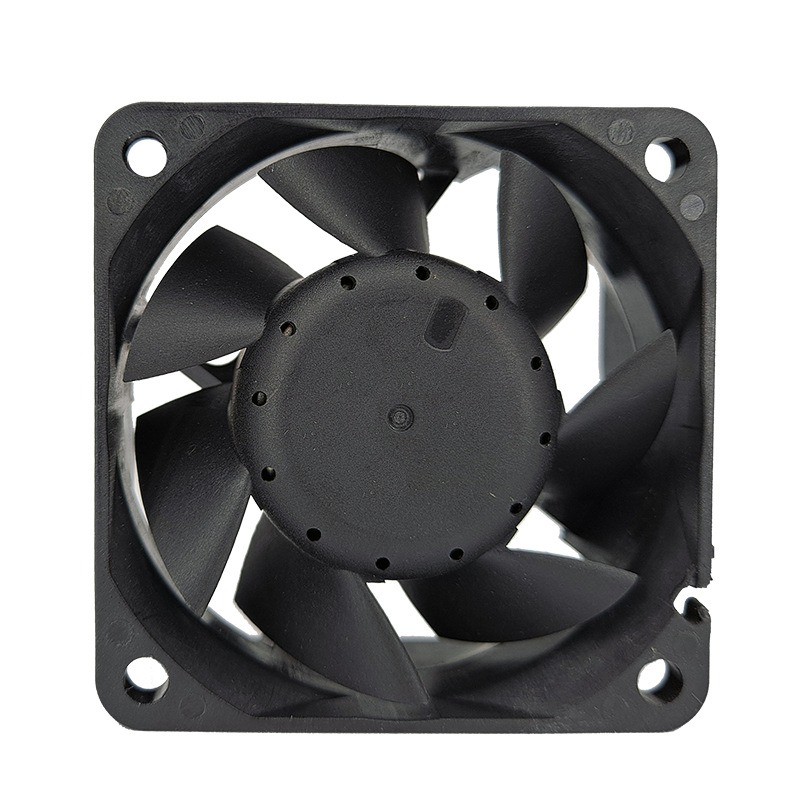 High Quality 12 Volt Delta Dc Fan 60x60x25mm Low Speed 6000rpm 2pin Replace Delta Afb0612sh For Radiator Fan - Color: Black