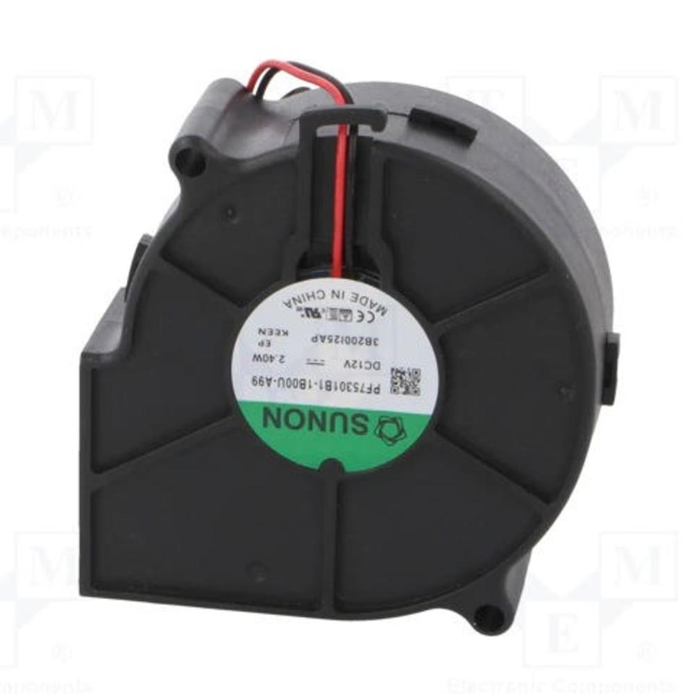 PF75301B1-1B00U-A99 PF75301B2-1B00U-A99 Small Precision Centrifugal Blower 7530 12v Dc Fan 75x75x30mm
