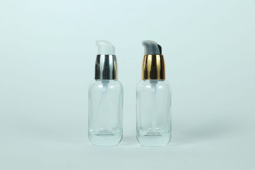 30ml Clear Serum Glass Bottle - Usage: Cosmetics
