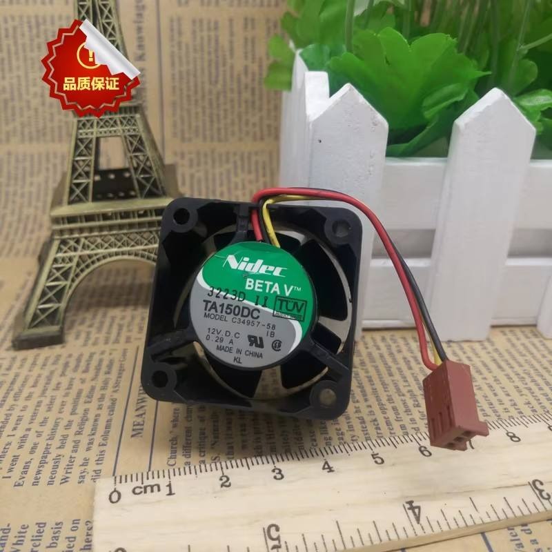 Nidec original double ball TA150DC C34957-58 4028 1U server fan speed version
