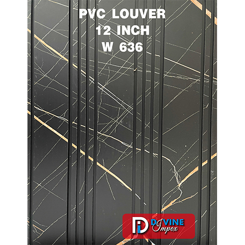 W 636 PVC Louver 12inch