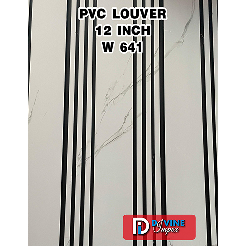 W 641 PVC Louver 12inch