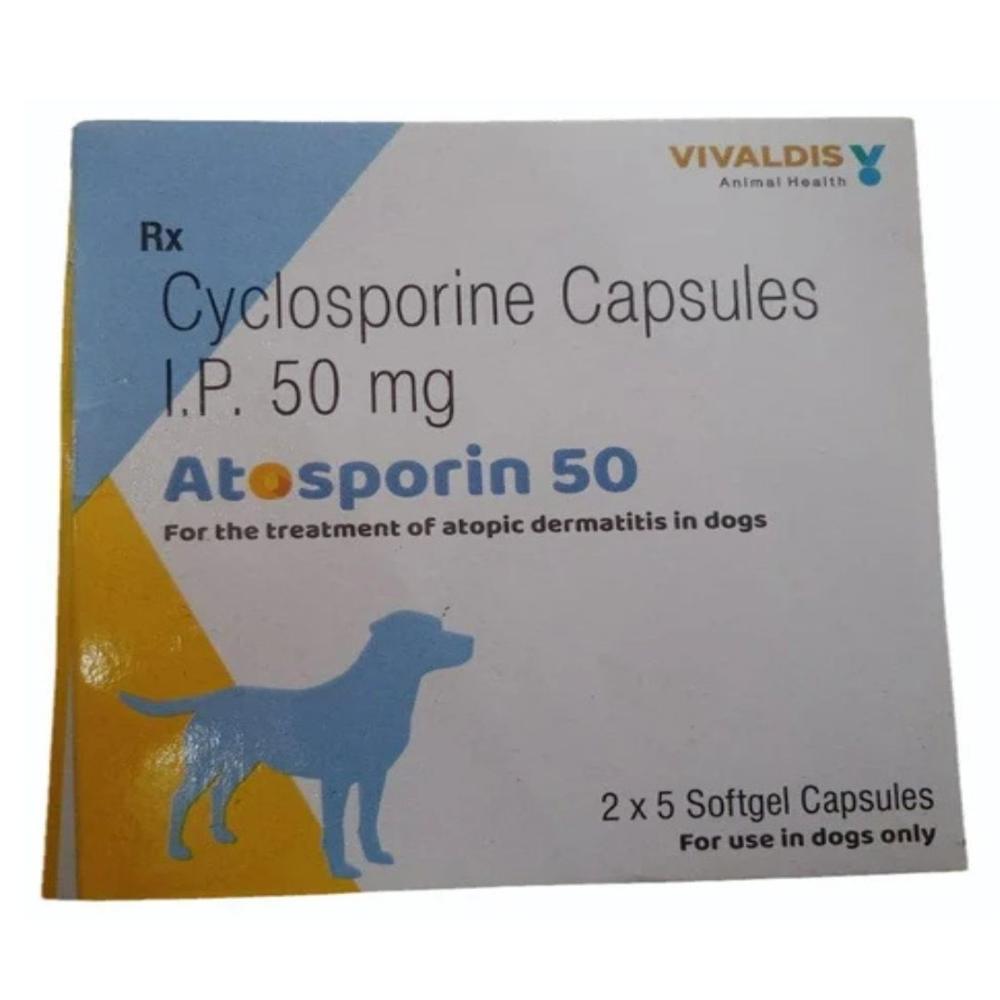 Atosporin-50 (Cyclosporin)50mg Capsules