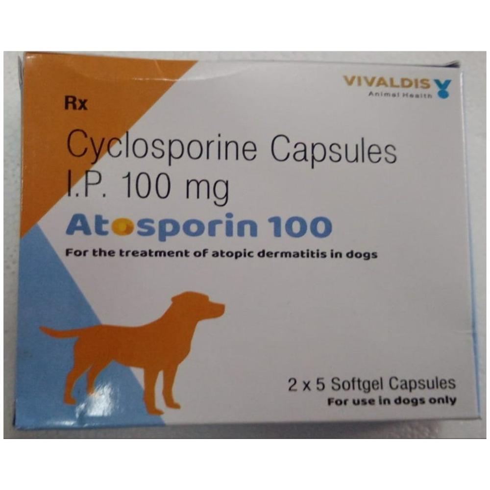 Atosporin-100 (Cyclosporin)100mg Capsules