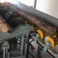Automatic Log Sizer Circular Cross Cutting Saw Line For Wood-Based Panel Board Mills