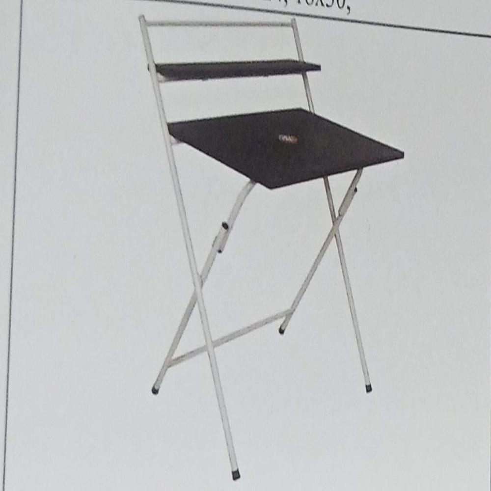 PRIME WORK FROM HOME TABLE - Metal, Silver-Toned | Eco-Friendly, Smooth Finishing, Indian Style, Perfect for Living Room Use