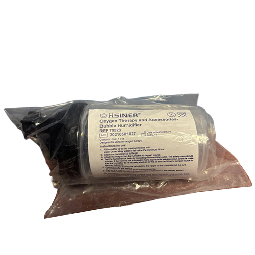 Humidifier Bottle For Oxygen Concentrators - Material: Pvc