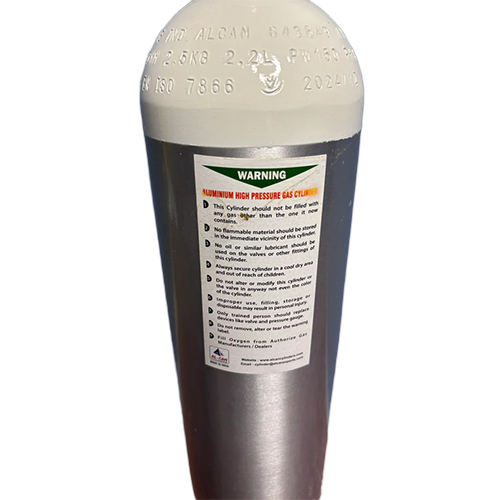 2.2 Ltr Aluminium Oxygen Cylinder With Carry Bag