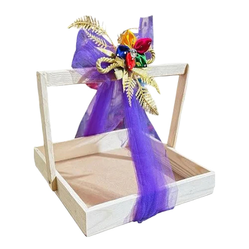 Wood Gift Hamper Basket