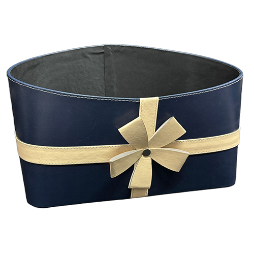 Leather Basket