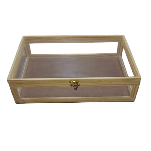 Pinewood Acrylic Basket