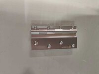 Brass Z Hinges - Color: Silver