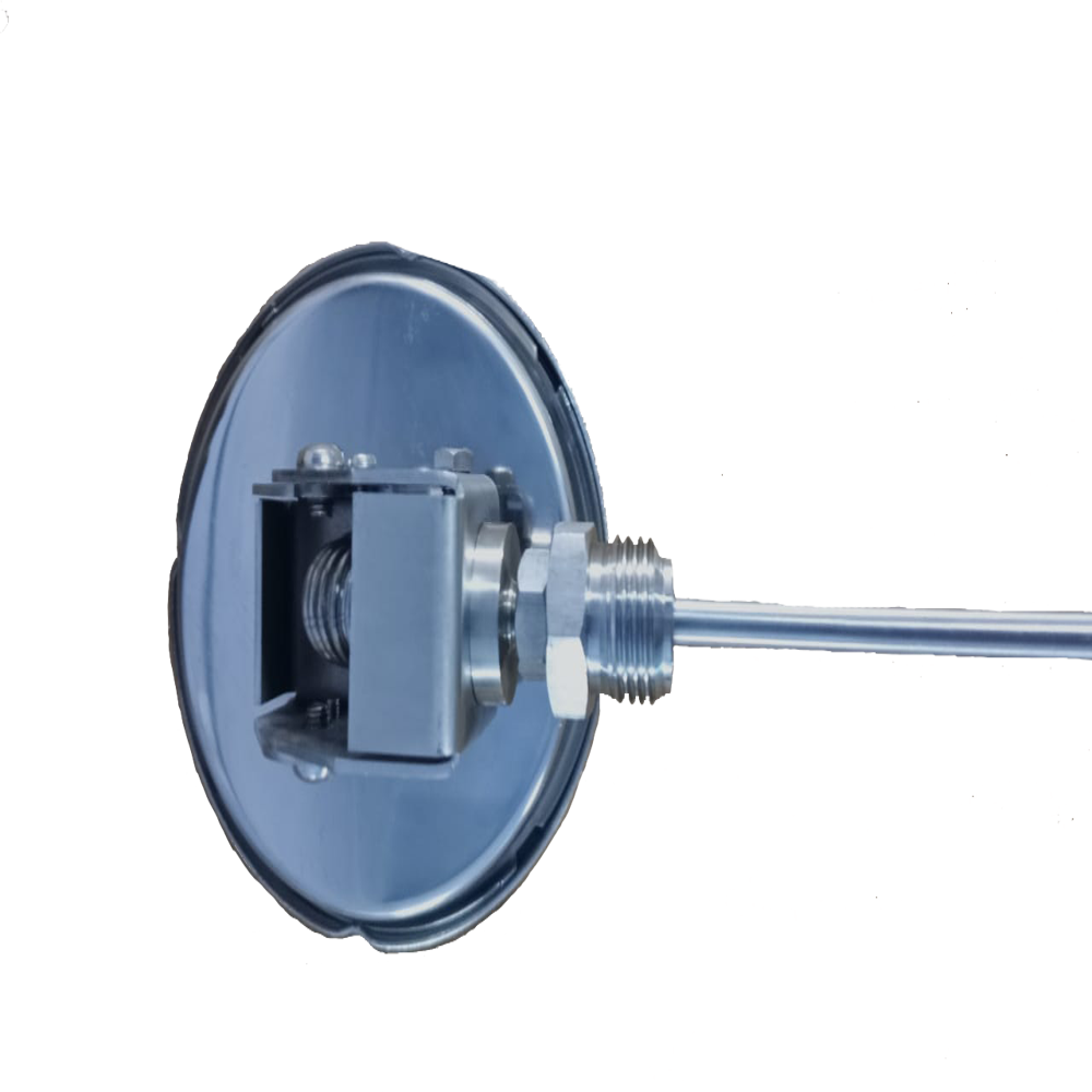 Gas Pressure Gauge - Stainless Steel, Analog Display , Antique & Polished Finish, Glass Dial, Surface Mount, Industrial Grade, Measures Gas & Steam
