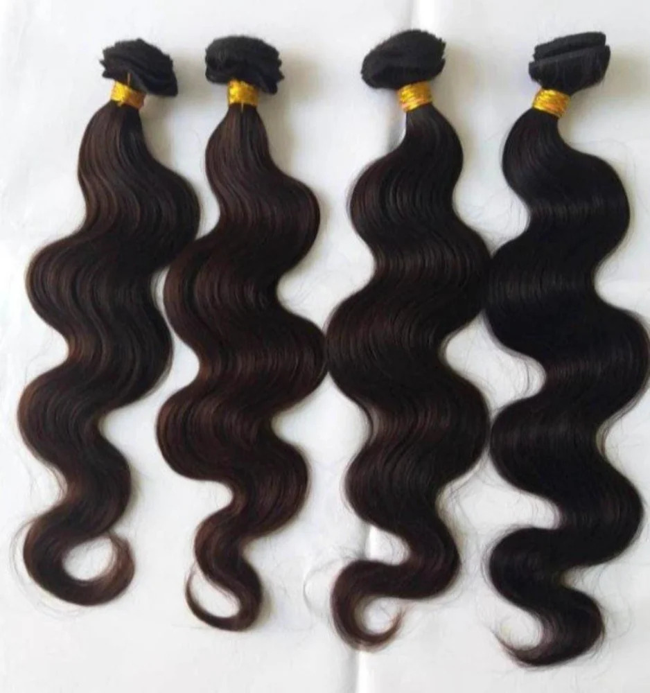 Body Wave Human Hair Sew In Weave Weft Extensions Bundles For Black Afro female