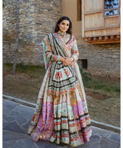 Heavy Butter Silk With Real Mirror Navratri Lehenga Choli