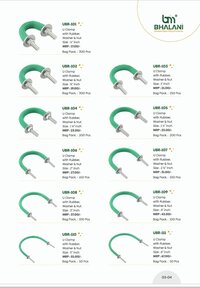 1'' TO 6'' U Bolt With Rubber-Washer And Nut