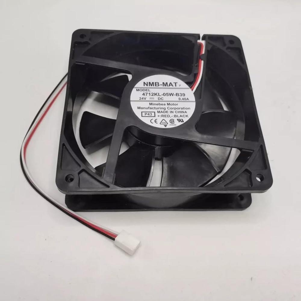 NMB-MAT 4712KL-05W-B39 Axial Fan 24V-0.40A DC Brushless Air Cooling Fan 2800 RPM 120 * 120 * 38mm 3-Wire