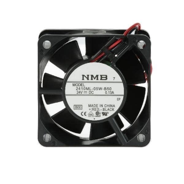 NMB-MAT 2410ML-05W-B50 Axial Fan 24V-0.13A DC Brushless Air Cooling Fan 4900 RPM 60 * 60 * 25mm 2-Wire