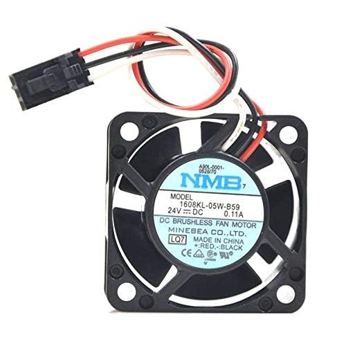 NMB 1608KL-05W-B59 DC Fan 24V DC 0.11A Air Cooling Fan 40 * 40 * 20mm 3-Wire